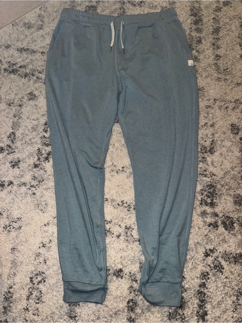 Vuori Teal Side-Pocket Joggers